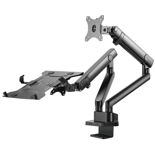 TVM-1732DESK-FLEX-PCDUAL Držač za prijenosno računalo i monitor/TV   Montaža na stol 