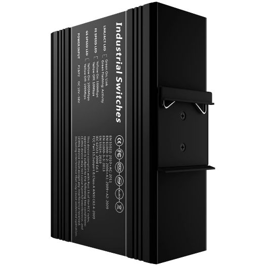 SW1008HIPOE-MGF-240-DIN, Bijela marka PoE Prekidač, Montaža na DIN šinu, 8 gigabitnih portova + 2 gigabitna SFP porta