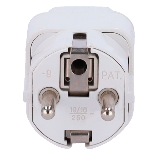 UKPLUG-ADAPTER Adapter    Plug Type G (UK) to Plug Type F (EU)    250V AC Voltage 