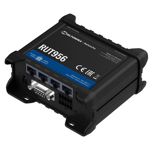 TK-RUT956, Teltonika usmjerivač 4G Industrijski, 4 Ethernet porta RJ45 Fast Ethernet