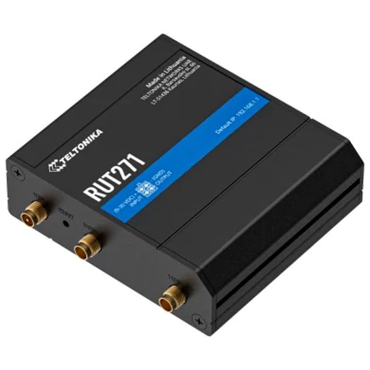 TK-RUT271, Teltonika Router Redcap 5G Industrijski, 2 Ethernet porta RJ45 Brzi Ethernet