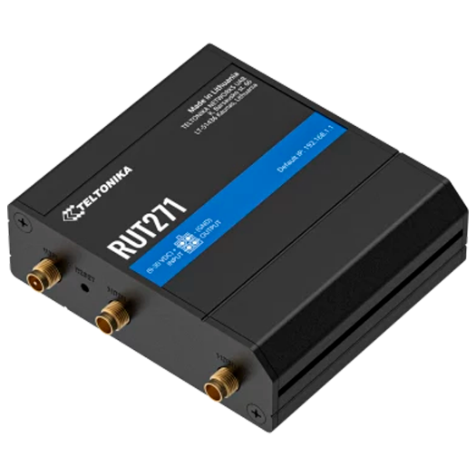 TK-RUT271 Teltonika Router Redcap 5G Industrial   2 Ethernet ports RJ45 Fast Ethernet 