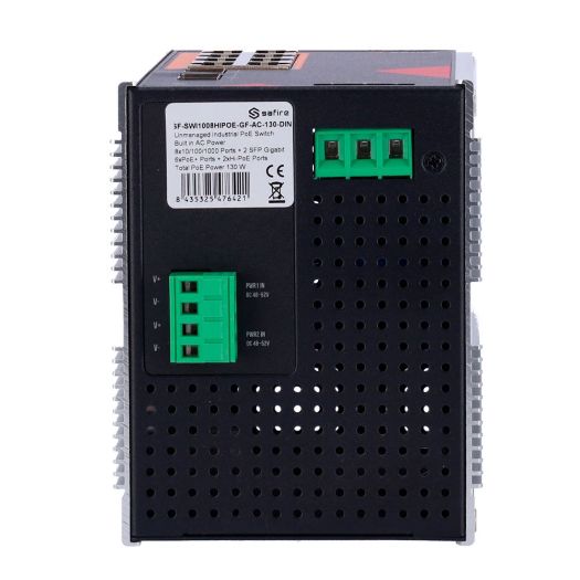 SF-SWI1008HIPOE-GF-AC-130-DIN, Safire Switch Industrijski AC i DC napajanje