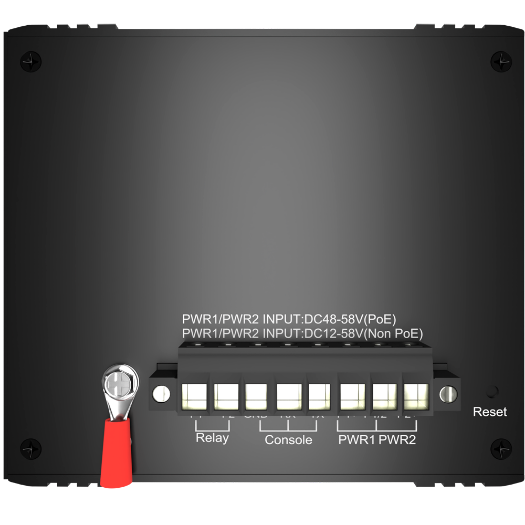 SW2624HIPOE-MGF-360-DIN White Brand PoE Switch   DIN rail mount   24 Gigabit Ports + 4 Gigabit SFP 