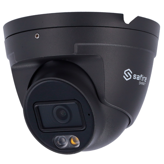 SF-IPT010A-2B1-DL-GREY Safire Smart   Turret IP camera B1 range with dual light 