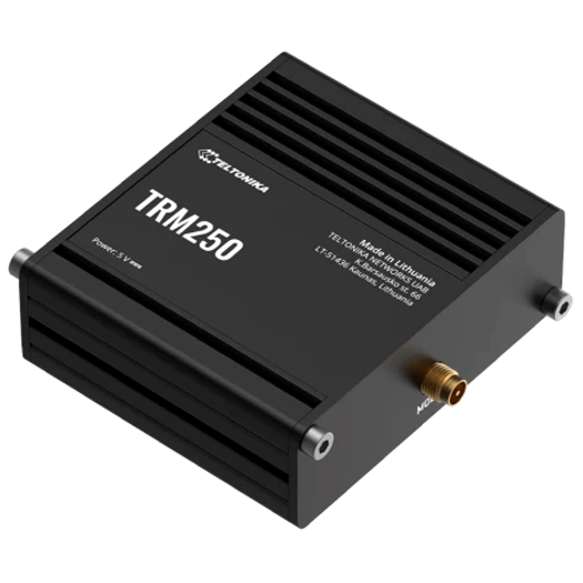 TK-TRM250 Teltonika Industrial LTE Modem   LTE Cat M1/NB IoT/EGPRS   Micro USB connector 
