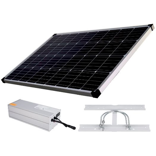 SF-SOLARKIT-BATT-1280WH, Stajati, samostalni sustav napajanja za CCTV, Solarni panel od 200W