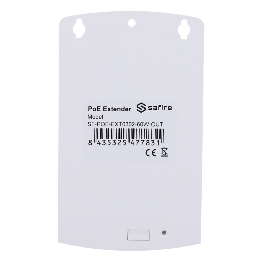 SF-POE-EXT0302-60W-OUT Safire Outdoor PoE Extender   Extends PoE power range up to 650 meters 