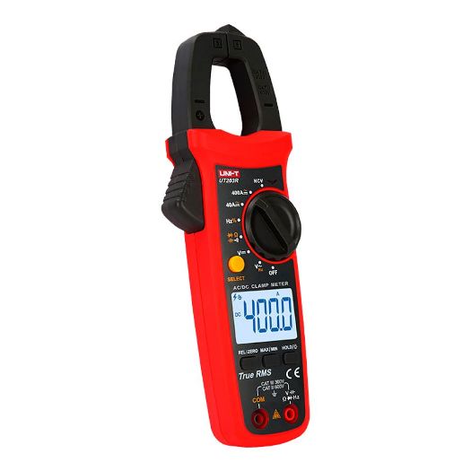 UT203R, Strujna stezaljka, Mjerenje istosmjerne struje do 600V i 400A, Mjerenje u izmjeničnoj struji do 600V i 400A