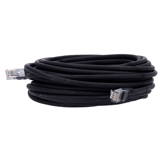 UTP6-20-OUTDOOR UTP cable   Ethernet   RJ45 Connectors   Category 6   Special outdoor cover ( Black ) 