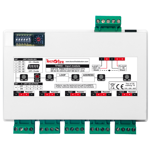 TF-TFM50-LP adresabilni modul 5 ulaza programabilne funkcije 4 kriterija rada 