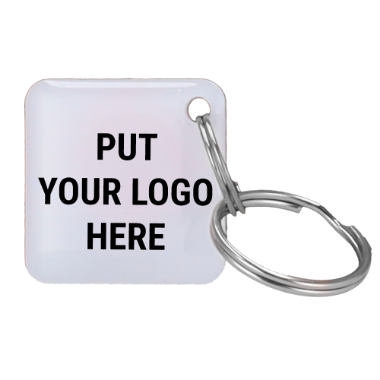 TAG-MF-EPOXY-SQ-CUSTOM-500 Customizable proximity TAG key fob   MF 13.56 passive MHz | 500 units 