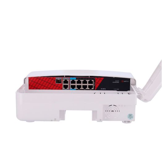 SF-SW1108HIPOE-HF-120-OUT, Vanjski prekidač PoE, 6 RJ45 PoE+ 2 RJ45 Pozdrav, PoE 2 RJ45 Uzlazni kanal 1 SFP