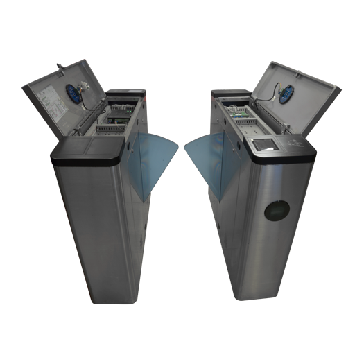 TS-FB701 Bidirectional access turnstile   Retractable acrylic barrier turnstile 