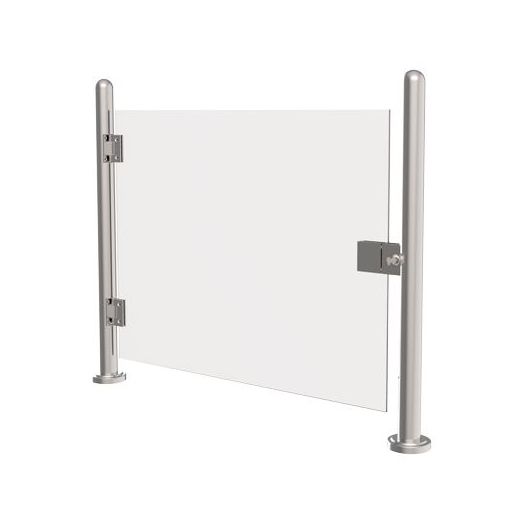 TS-GLASSDOOR-120, Zatvaranje ručnim vratima, Ključna brava (ručna vrata), Kompatibilno s okretnim vratima