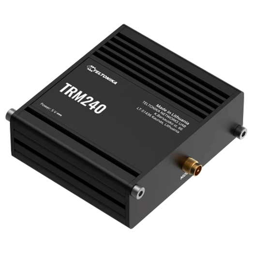 TK-TRM240 Teltonika Modem 4G Industrial   4G Cat 1 / 3G / 2G   Micro USB connector 