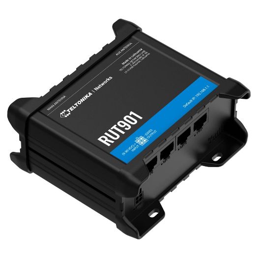 TK-RUT901, Teltonika usmjerivač 4G Industrijski, 4 Ethernet porta RJ45 Fast Ethernet