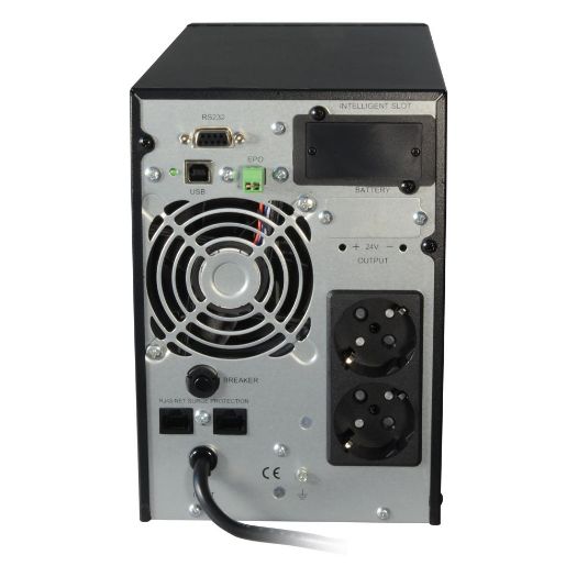 UPS1000VA-ON-4, UPS online, Snaga 1000VA/900W, Ulaz 200~240 Vac / Izlaz 200~240 Vac