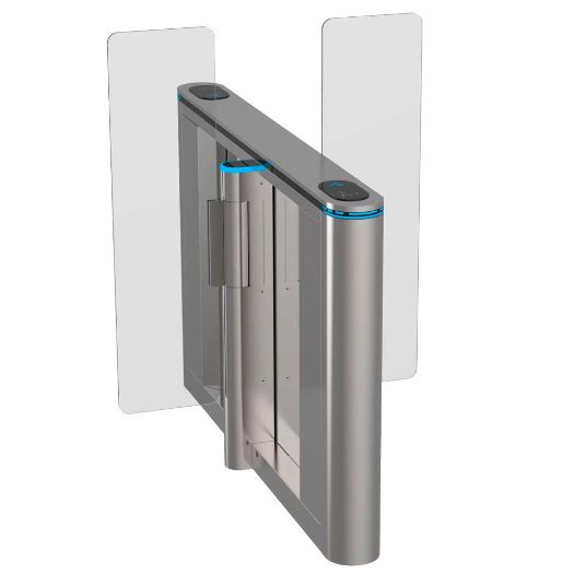 TS-SG808-M-800-HIGH, Dupli bi, usmjereni pristupni okretni križ, Akrilna vrata s preklopnom barijerom 1.5 m