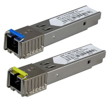 SFP-TR1513-20SMF-SC, Par SFP primopredajnih modula, Tx 1550/1310 nm Rx 1310/1550 nm