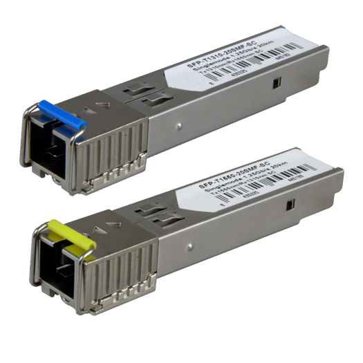 SFP-TR1513-20SMF-SC Pair of SFP transceiver modules   Tx 1550/1310 nm Rx 1310/1550 nm 