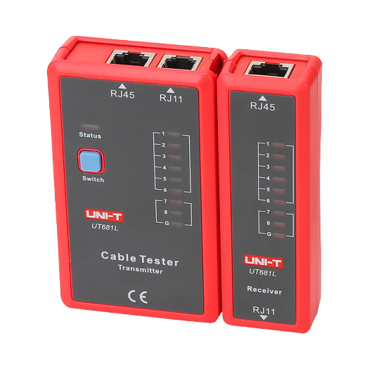 UT681L Cable tester   Cable status check RJ45/RJ11   Testing fast mode and slow mode 