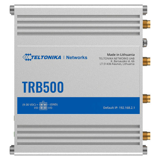 TK-TRB500 Teltonika Gateway 5G Industrial   5G Sub 6Ghz SA/NSA     Compatible with 4G/3G 