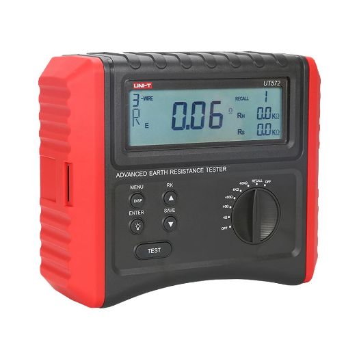 UT572, Mjerač otpora uzemljenja, LCD zaslon, Mjerenje otpora uzemljenja do 40k