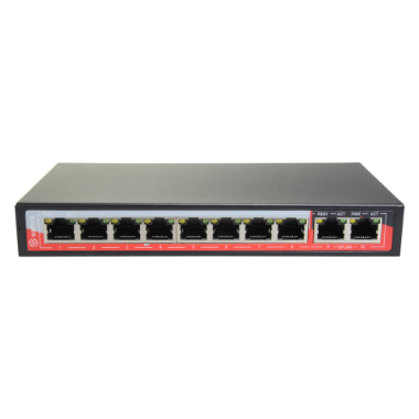 SF-SW1008POE-96 PoE Switch   8 PoE port(s) + 2 Up link port(s)   Speed 10/100Mbps 