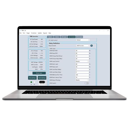 TBB-INTERFACE, TBB sučelje, Kompatibilan s Riio SUN II inverterom, Za unos podataka pomoću računala