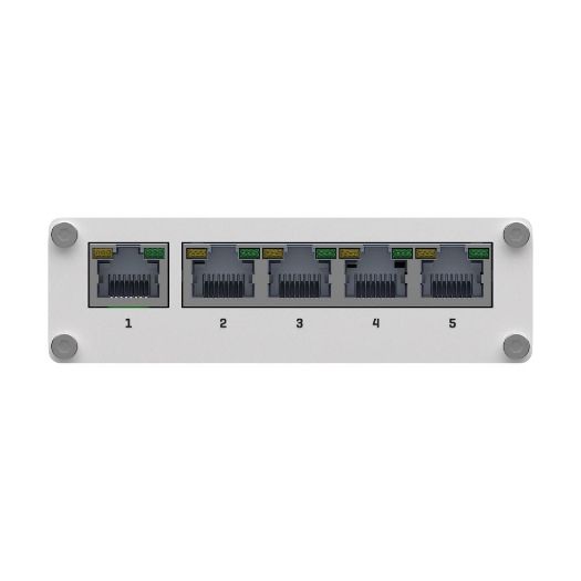 TK-TSW110, Teltonika industrijski neupravljani preklopnik, 5 Ethernet RJ45 gigabitnih portova
