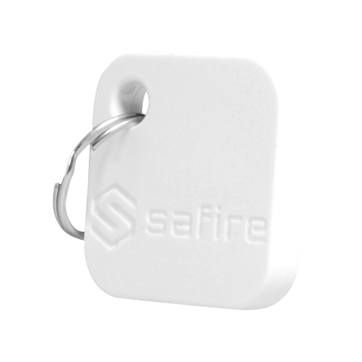 SF-TAG-EM Keyring proximity tag   Identification by radio frequency   Passive EM : White Color 
