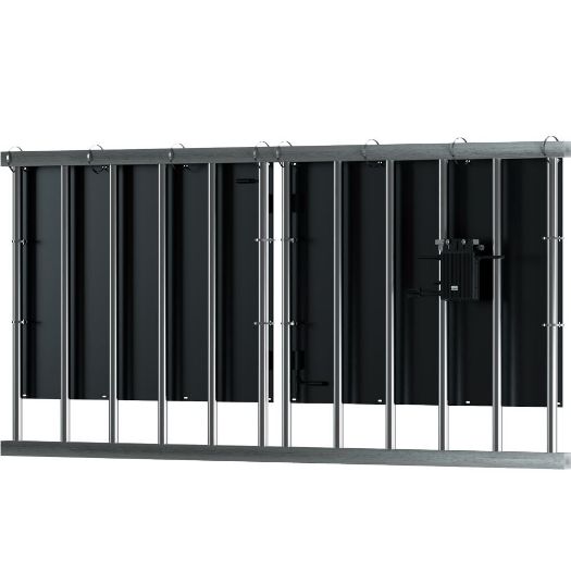 TSOL-ESK400-AIRV, TSUN vertikalni komplet za solarni zrak, 2 lagane ploče 200W