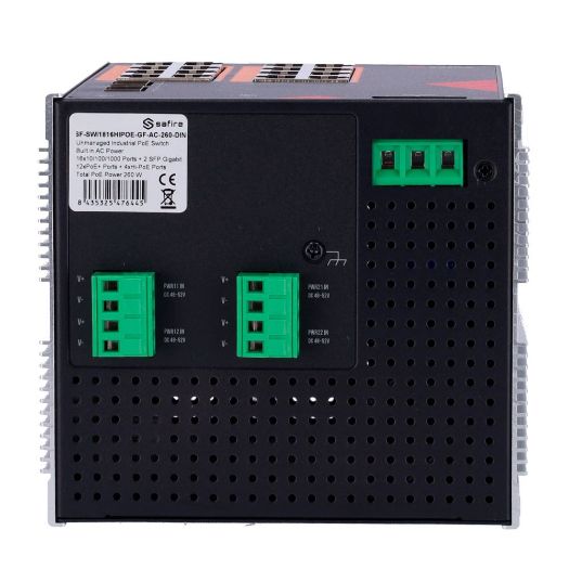 SF-SWI1816HIPOE-GF-AC-260-DIN, Safire Switch Industrijski AC i DC napajanje