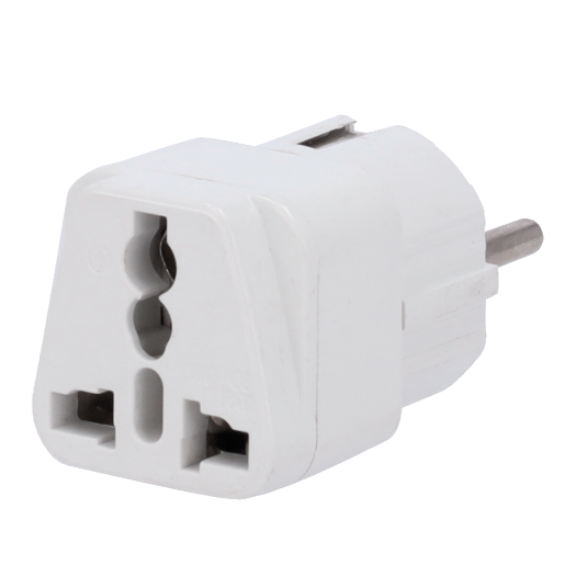UKPLUG-ADAPTER Adapter    Plug Type G (UK) to Plug Type F (EU)    250V AC Voltage 