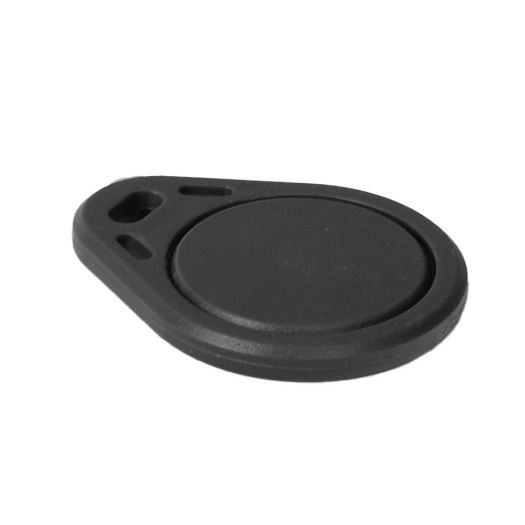 TAG-MF-WR-BLACK, Privjesak za ključeve s mogućnošću prepisivanja u blizini, Identifikacija putem radija