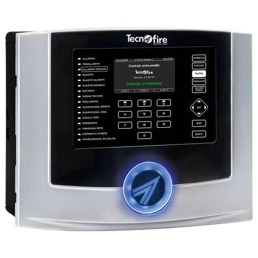 TF-TFA1-298, Analogna protupožarna ploča s 1 petljom, Može držati dvije baterije od 12V