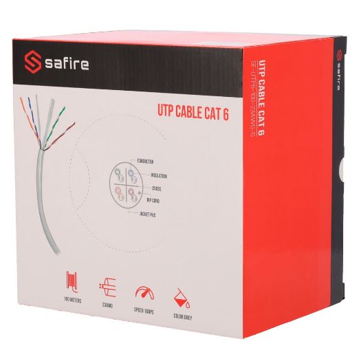 SF-UTP6-100-23AWG-G, Safire UTP kabel UTP kategorije 6, CCA vozača, Promjer 23 AWG