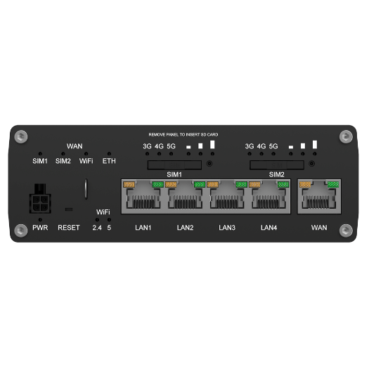 TK-RUTM52 Teltonika Industrial Router 5G   Dual modem 5G Sub 6Ghz SA/NSA 