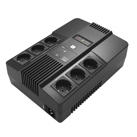 UPS800VA-6 Single phase Line Interactive UPS   Power 800VA/480W   Input 220~240VAC / Output 230 VAC 