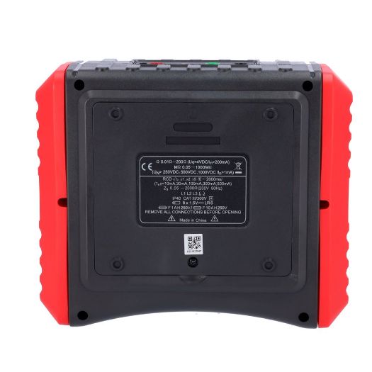 UT595, Višenamjenski uređaj za mjerenje instalacija, LCD zaslon za 9999 računa