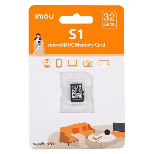 ST2-32-S1-IMOU Imou Micro SD memory card Class 10 32GB   Compatible for surveillance cameras 