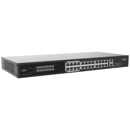 UV-NSW3000-25GT1GP1GC-IN Uniview Manageable Cloud PoE Switch   24 RJ45 GE + 2 uplink RJ45 GE +2 SFP 