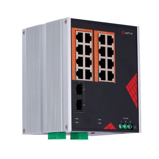 SF-SWI1816HIPOE-GF-AC-260-DIN, Safire Switch Industrijski AC i DC napajanje