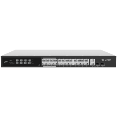 UV-NSW3000-25GT1GP1GC-LPOE-IN Uniview Manageable Cloud PoE Switch   24 PoE802.3af/at + 2 uplink RJ45 + 2 SFP 