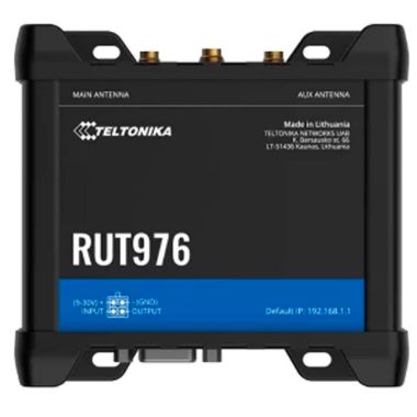 TK-RUT976, Teltonika Router 5G RedCap Industrial, 4 Ethernet porta RJ45 Fast Ethernet