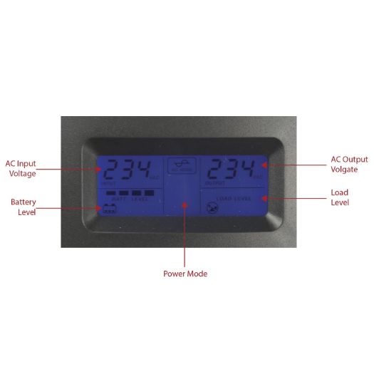 UPS600VA-2, Singl, Fazni linijski interaktivni UPS, Moć 600VA/360W, Ulaz 220~240 VAC / Izlaz 230 VAC
