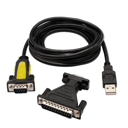 USB-COM-RS232 USB converter   RS232   Serial connection   Length 1.8 m 