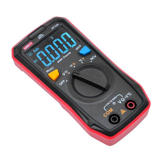 UT123T, Džepni digitalni multimetar, Mjerenje istosmjernog i izmjeničnog napona do 600V