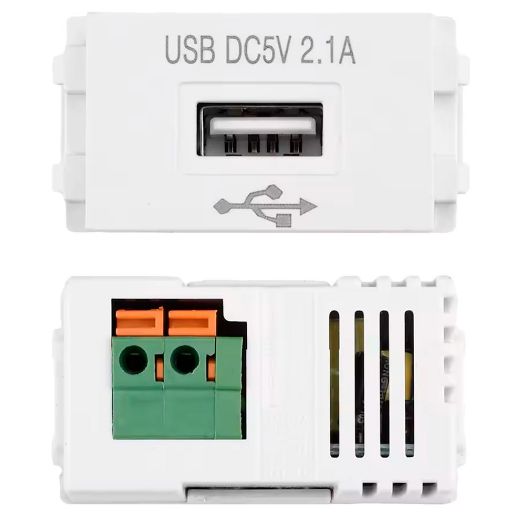 TYPE128USB-220ACADAPTOR, Pretvarač napona, Ulaz AC 220 V, DC izlaz 5 V / 2.1 A u USB A formatu